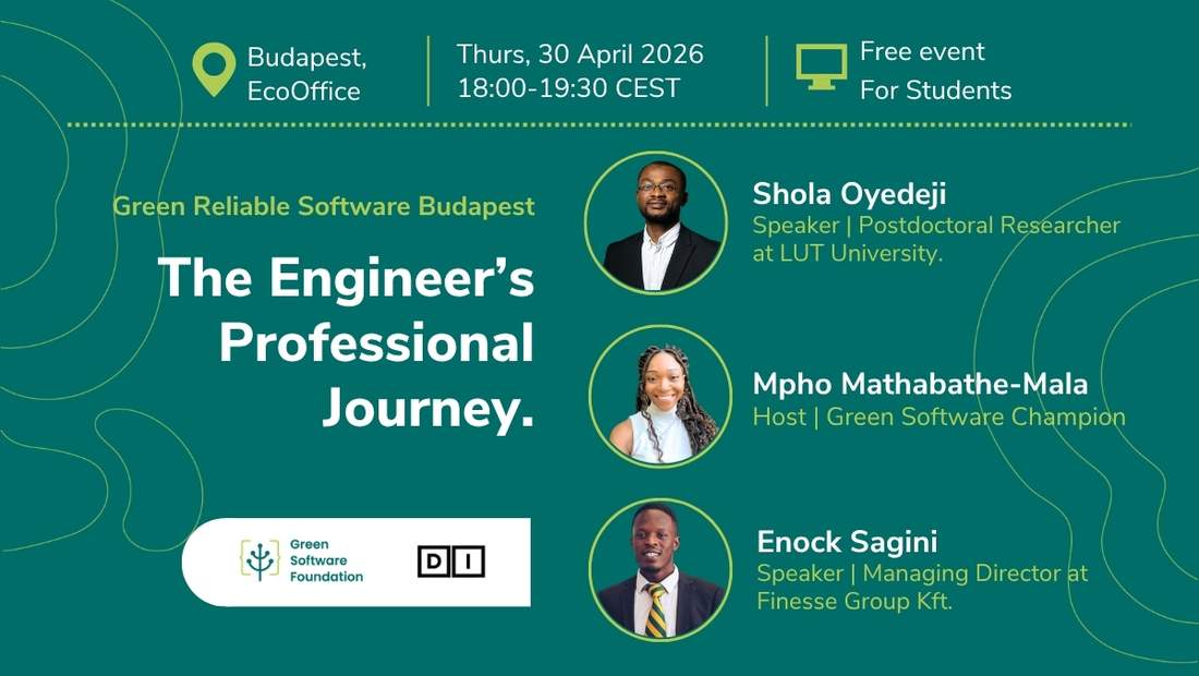 Speaker list poster for The Engineer’s Professional Journey event